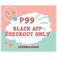 INFANT OOTD CLOTHES 99 BLACK APP