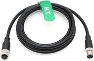 HangTon M12 A Coded 8 pin Female to 8 pin Male Cable for Cognex Sensor Camera Industrial Actuator Pr