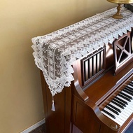American Retro Piano Cover Cloth Fireplace Table Runner Table Runner Cream Style Lace Anti-dust Clot