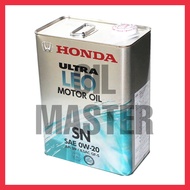 HONDA 0W20 LEO ULTRA FULLY SYNTHETIC ENGINE OIL 4Liter JAPAN IMPORTED (METAL) (08217-99974G)