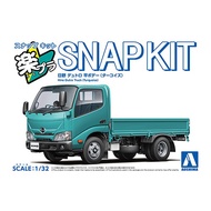 Aoshima The Snap Kit Hino Dutro Flat Body (Turquoise) (Scale 1/32)
