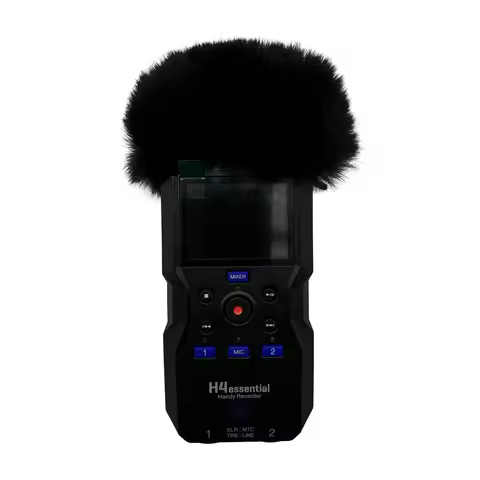 Blue Mantis Pop Filter Dead Cat Outdoor Artificial Fur Wind Cover Muff Windscreen Sleeve Windshield 