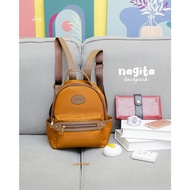 Hody - Backpack Wanita Nagita Backpack Backpack Travel Beg Galas Belakang Simple