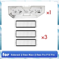 [W F S B] For  Q  Maxv Q  Pro P10 Pro Dust Box with 3 Filter Replacement for Robot Vacuum Cleaner Ac
