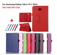 Fundas Tablet Case For Samsung Galaxy Tab A 6 10.1 2016 Flip Stand Tablet Cover For Coque Samsung SM