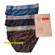 (3pcs) Agree Sport Classic AG600 Adult Men's Underwear