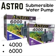 Astro Aquarium Submersible Pump AS4000(2500L/H)/AS6000(3000L/H)