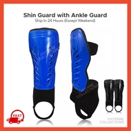 Adult Football Shin Guards with Ankle Guard • Shin Pads Bola Sepak Ankle Protector