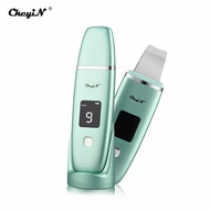 none CkeyiN Multifunction Facial Skin Ultrasonic Scrubber EMS Ion Face Cleanser Blackhead Remover Po