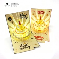 3D Birthday Card Cake Music Light Birthday Music 3D Greeting Card Voice Greeting Card