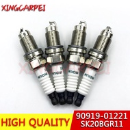 4pcs Iridium Spark Plug For Toyota Lexus FK20HR11/SK20HR11/SK20BGR11/SK20BR11/SC16HR11/SC20HR11/SK20