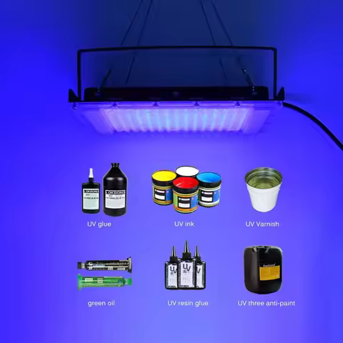 100W 300W purple light 365nm 395nm 405nm UV curing lamp fluorescent detection lamp shadowless glue c