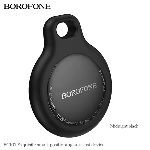 BOROFONE BC101 Smart Airtag Trackers With Sound GPS Global Work with iOS System Find My APP Tag Mini