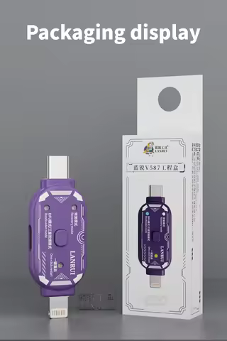 Lanrui V587 Box for iPhone Xiaomi Samsung Coal Mining One Click Restart Function Enter DFU Recovery 
