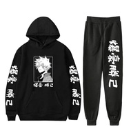 Unisex MHA Bakugou Katsuki Cosplay Hoodies Pants 2 Piece Sweatshirt Suit for Halloween Unisex MHA Ba