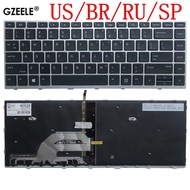 New US/BR/SP laptop Keyboard for HP Probook X360 440 G1 HSN-W01C 640 G4 640 G5 645 G4 645 G5 430 G5 