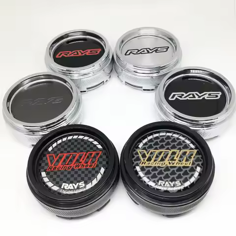 4pcs 66mm Rays VOLK CE28 TE37 RE30 TTA ZE40 Wheel Center Caps Hub Cover Emblem Badge Car Styling Acc