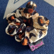 ยางรัดผมโดนัท ลายเสือ ยางมัดผม Donut ผ้ากำมะหยี่ ซักทำความสะอาดได้ คุณภาพดี ไม่ยืดง่าย