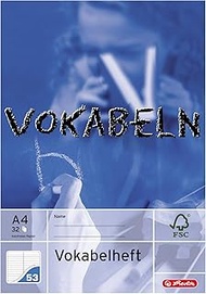 Herlitz 1960699 exercise book, DIN A4, ruling 22/squared