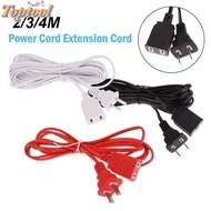 TOPTOOL AC Power Cord, PVC Copper Power Extension Cord, 2/3/5m Two-pin Cables