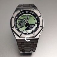 《改裝訂製》G-SHOCK特別限量版 男裝女裝手錶鋼錶電子錶 防水潛水錶 農家橡樹 Casioak Casio G Shock Special Limted Edition GM2100 Luxury Men Ladies Watch