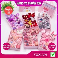 Foxi Korean style hairpin bow accessory box for babies, super pretty and cute - a meaningful gift fo