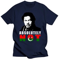 S-5XL Imran Khan T-Shirt Absolutely Not Pakistani Ex-Prime Minister Leader Political T-Shirt