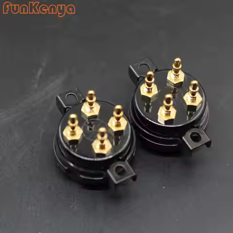 4 Feet Original CMC Bakelite Tube Socket DIY Hifi Amplifier Tube Seat For 2A3 274A 300B 801 VT52