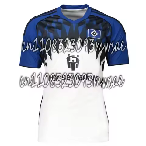25-26 Hamburger SV Home and Away Football Jersey 3D Printed Short Sleeve Sport Casual Dry Fit T-Shri