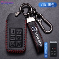 Bao Da Đựng Chìa Khóa Xe Hơi Thông Minh Móc Khóa Cho Volvo XC40 XC60 S90 XC90 V60 V90 S40 S60 S90 T5