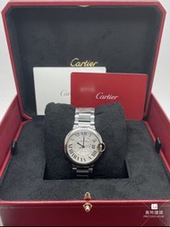 WSBB0048全新Cartier卡地亞藍氣球系列36.6mm精鋼機械男女腕錶