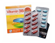 Vỉ 10 viên vitamin 3B gold m-a-xman xanh bồi bổ cơ thể