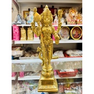 Lord murugan 3/4 inch height solid brass idol statue 0.5 kg idol 1 kg