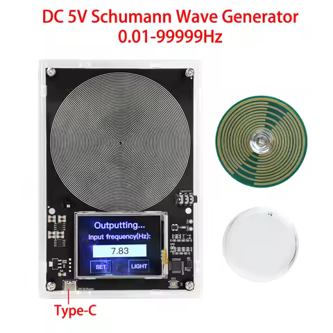 7.83Hz Schumann Waves Resonance Generator Ultralow Frequency Pulse Audio Resonator Type-C Interface 