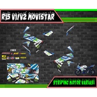 Striping sticker decal r15 v1/v2 movistar