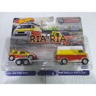 HW HOT WHEELS Team Transport MG METRO 6R4 X PREMIUM RALLY HAULERHW
