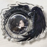 High-Quality Naruto Shippuden Uchiha Sasuke Iron Chest Pin Anime Badge Collectible Souvenir Official