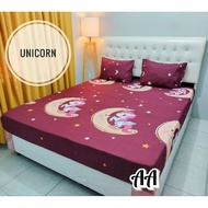 Unicorn Bed Sheets Bedsheet Single Bedsheet Set Bedsheet Queen Size Bedsheet Super Single