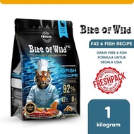 BITE OF WILD F42 Dry Cat Food 42% Protein Seedbebas Fish 1kg