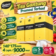 【5Pack/9Pack】Botare Air-Cushion Tissue 4-Ply 9000 Sheets Thick tisu gantung Deluxe Comfort Tissue Go
