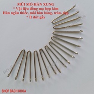 [COMBO 10 MŨI] Mũi mỏ hàn xung mỏ hàn xung Tiệp công suất 100W 125W 150W đồng mạ hợp kim nóng nhanh 