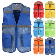Fishing Vests for Men Breathable Mesh Vest for Summer Photographer Vest Construction Vest Reflector 