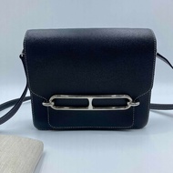 Hermes愛馬仕 Roulis豬鼻子23 黑銀 D刻