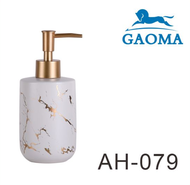Gaoma 🐎 🔥ขวดใส่สบู่เหลว ขวดแชมพู ลายหินอ่อน Liquid soap dispenser Shampoo dispenser AH-079