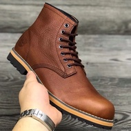 [SPECIAL OFFER] TIMBERLAND BOOTS MEN VINTAGE LEATHER HIGH BOOTS SHOES BROWN COLOUR T0028