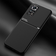 For Xiaomi Redmi Note 11S 10 10s Note 11 Pro+ 5G Global Version Soft Edge Shell Luxury Matte Leather Phone Case Cover