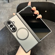 Case For Samsung Galaxy Z Fold 8 Fold 8 Ultra Z Fold 7 Translucent Hinge Folding Shockproof Magnetic