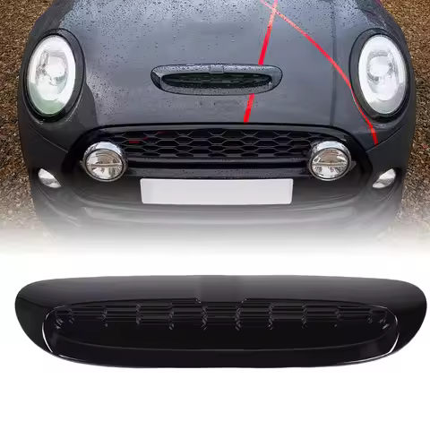 Car Hood Scoop Air Flow Intake Vent Cover Car Decorative Bonnet Air Intake Trim for MINI F56 Cooper 