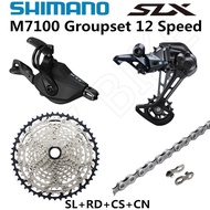 PPqH Spot goods&amp;SHIMANO DEORE SLX M7100 Groupset MTB Mountain Bike 1x12-Speed 45T 51T SL+RD+CS+HG  M