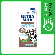 Ultra Milk Susu UHT Low-Fat Cokelat 1000 ml